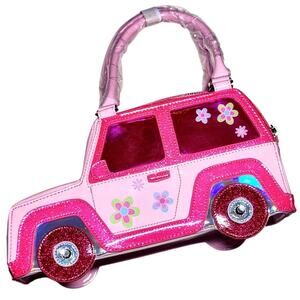 Dolls Kill Sugar Thrillz Let's Go Party Crossbody Bag Floral SUV Jeep Satchel